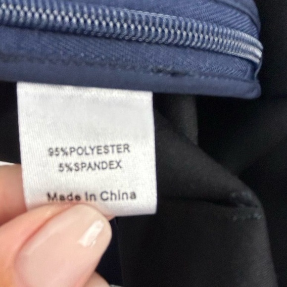 Tuckernuck Women's Wide-Leg Pants Blue Velvet Size L Casual Comfort - Picture 9 of 11